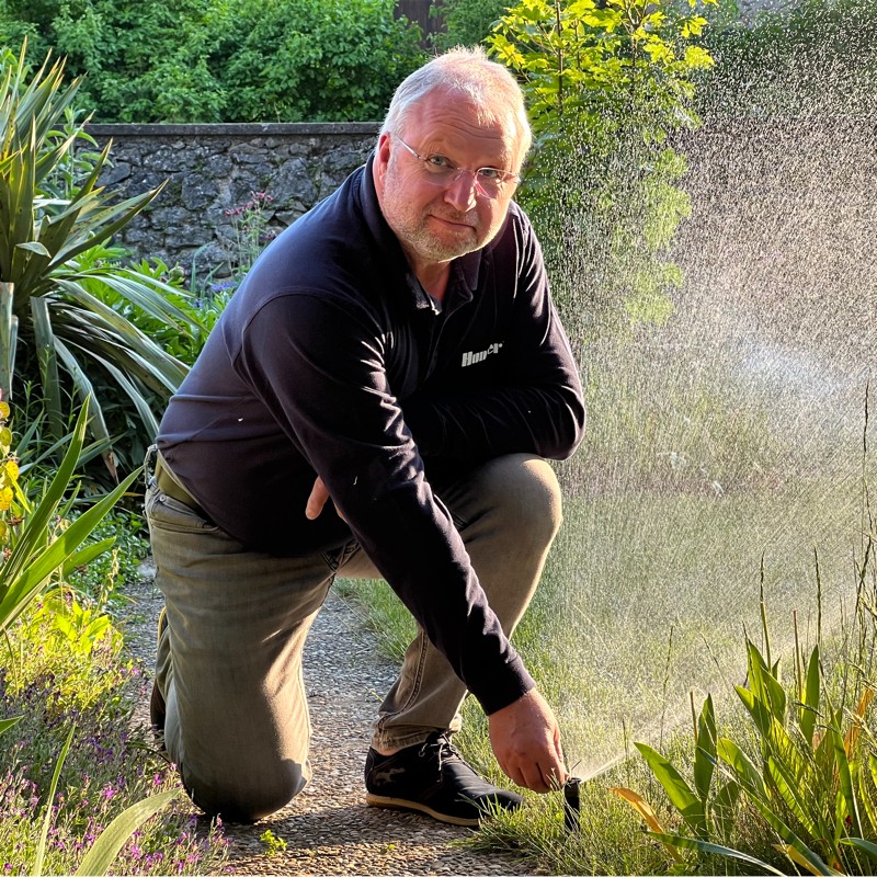 Smarte Steuerung einer Gartenbewässerung